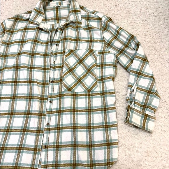 Aerie Plaid Button-Up Shirt - Picture 1 of 5